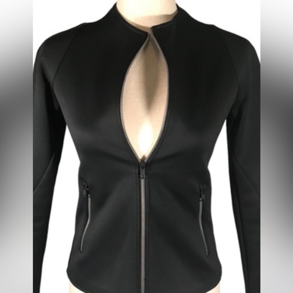 Theory scuba jacket new size 4 black